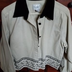 Taupe denim jacket